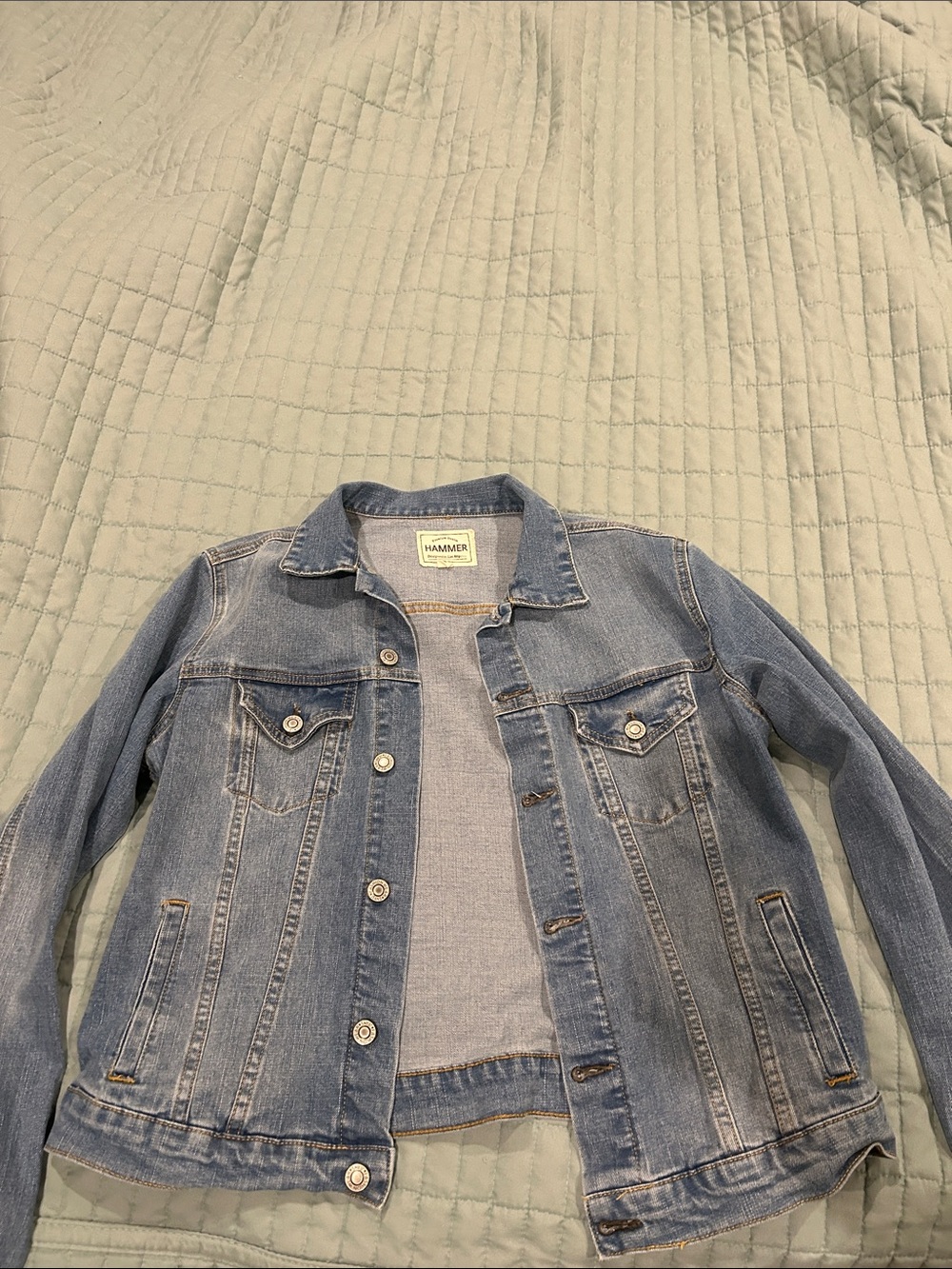 Hammer Light Blue Denim Jean Jacket - Women